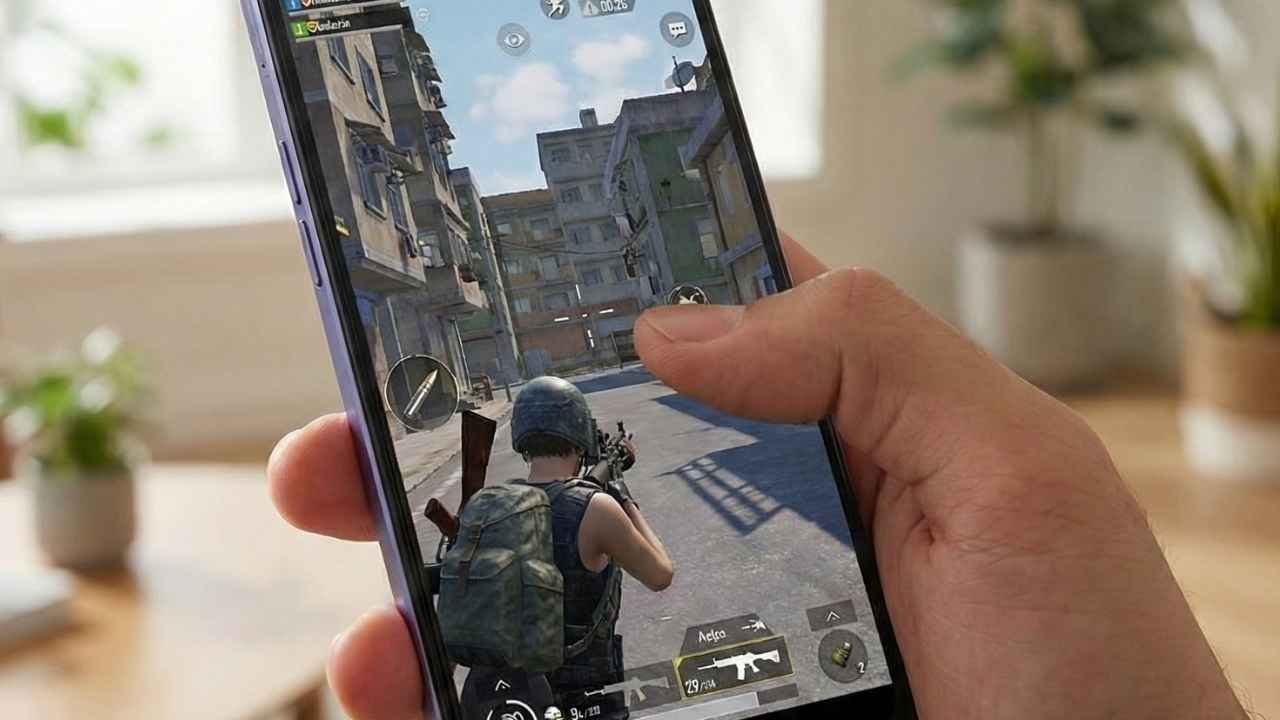 PUBG Mobile 40 FPS stable gameplay screenshot on Oppo A6x 4/64 GB